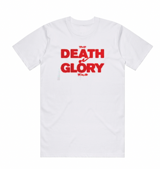 Death Or Glory Tour Shirt (White)
