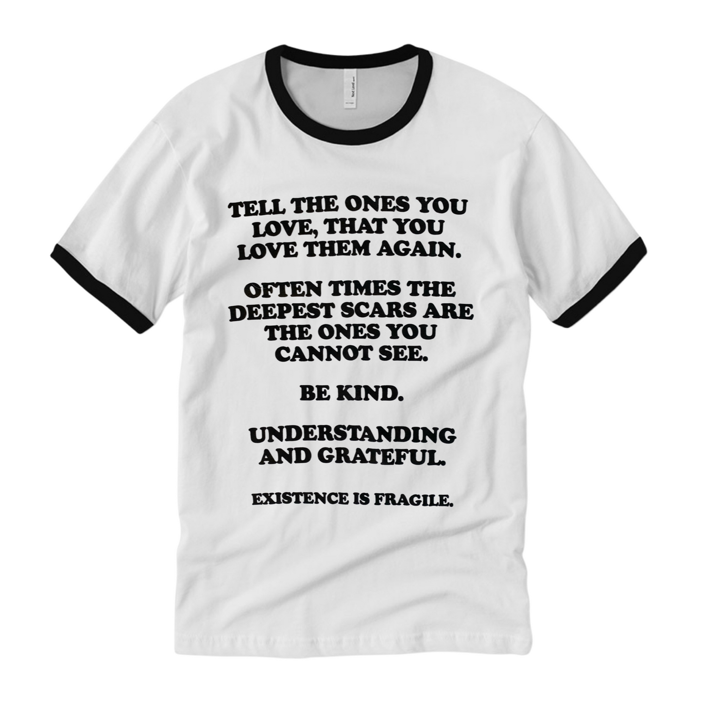 Existence Ringer Shirt