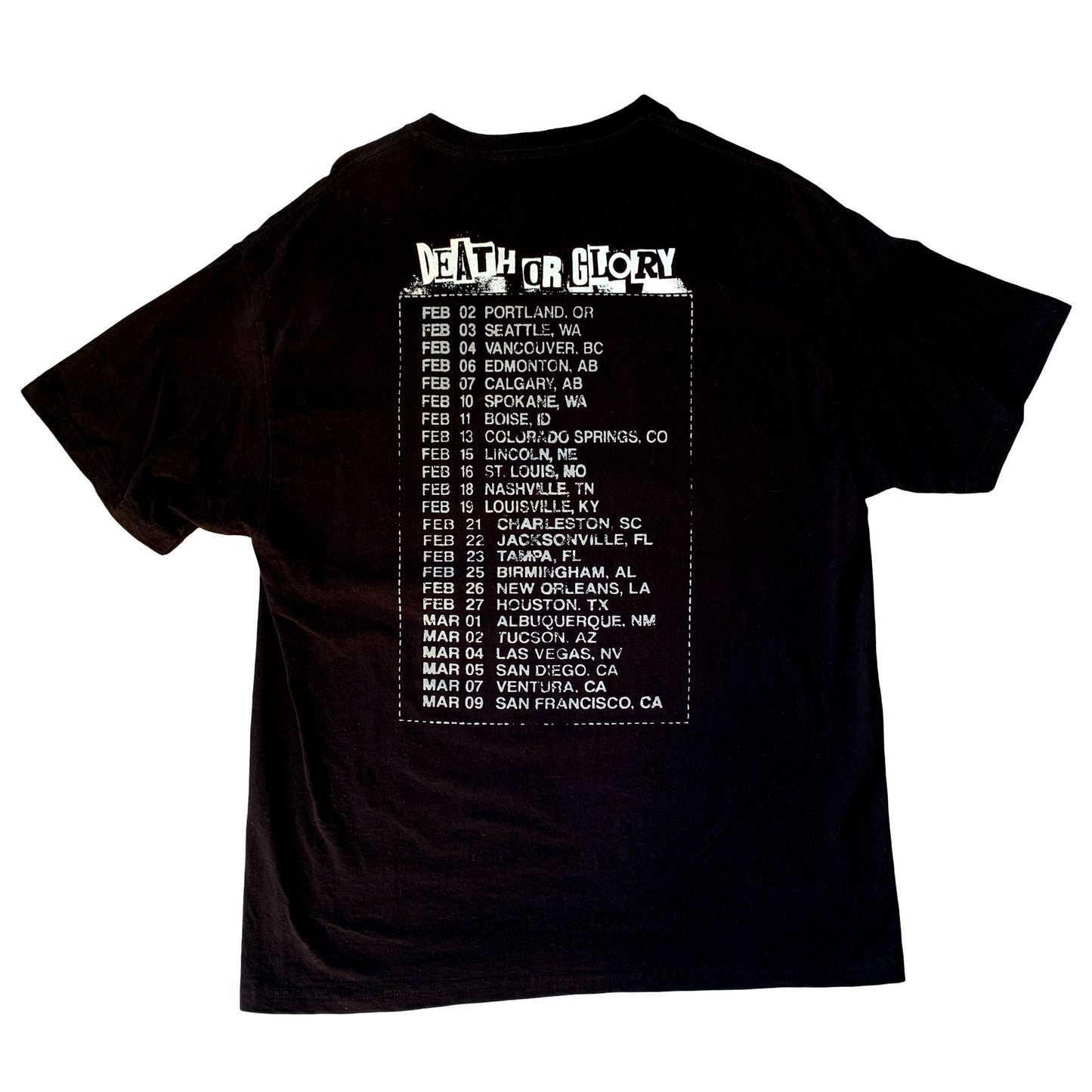 Death Or Glory Pt.3 Tour Shirt